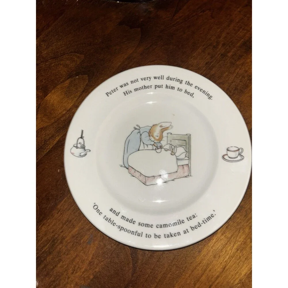 Wedgwood Peter Rabbit 3-Piece Dinner Set Bowl Plate Cup Made in England